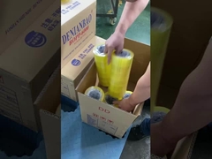 Paketleme kartonları için şeffaf ambalaj bantı rulo tipi