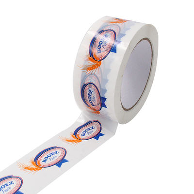 Şirket logosu ile özel basılı BOPP ambalaj bantı 48mm X 100m