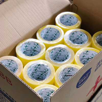 İyi bir fiyat. 48mm X 200yard BOPP Karton Dükkanları için Açık Yapıştırıcı Teyp çevrimiçi