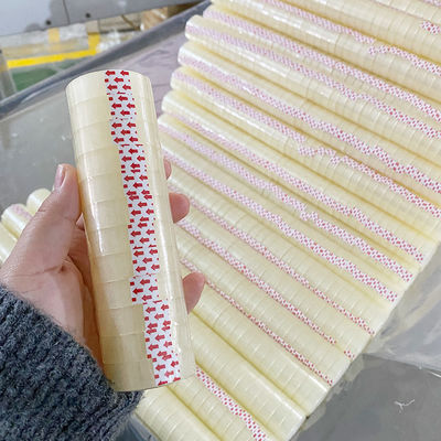 22 Yıllık Fabrika Yazıcılık Teypleri Açık/Şeffaf Sarımsı OEM Özel