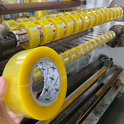 Kutu Kapatma İçin 50mm Genişliğinde Sargılı Özel BOPP Şeffaf Yapışkan Bant