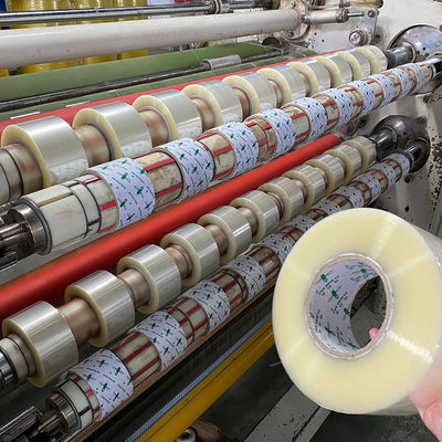 Kargo Paketleme Karton Kutusu Kapatmak İçin Şeffaf Sarımsı Bant