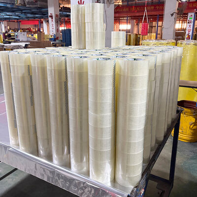 Temiz Beyaz Şeffaf Sıcak Satış Plastik Bopp Ambalaj Teyp Fabrikası Toptan Satış