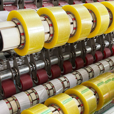 Yüksek Kaliteli Şeffaf Sarı Şeffaf BOPP Yapıştırıcı Dükkanlı Teyp